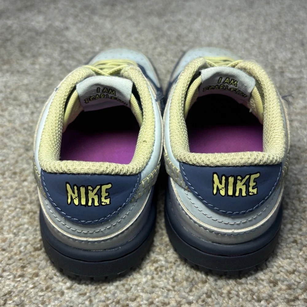 Nike Dunk Low Bp Halloween I Am Fearless Diffused Blue Sz 9C